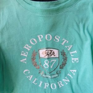 Aeropostale Green Juniors' Graphic Tee